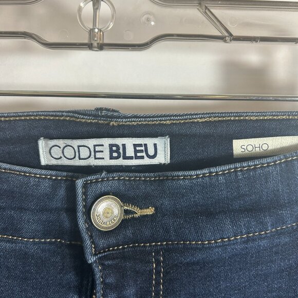 Code Bleu Soho Skinny denim high rise skinny jeans 28 in inseam size 16W - Picture 3 of 8